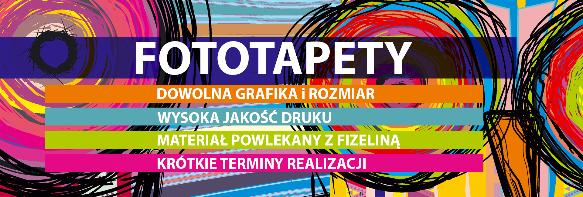 Fototapety drukowane na wymiar DOMINO REKLAMY